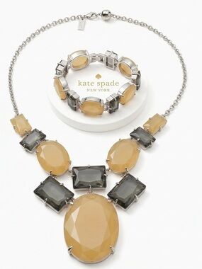 Kate Spade New York Hancock Park statement necklace and bracelet set